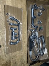 Pre Rinse Spray Unit With Swing Faucet Wall Mount 