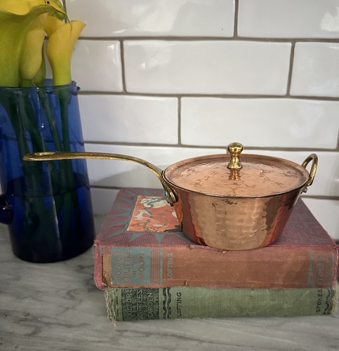 Vintage copper sauce saute - vintage,