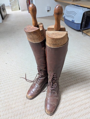 Ww1 officers boots leather - officers,