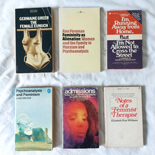 6 x vintage 1970s feminist