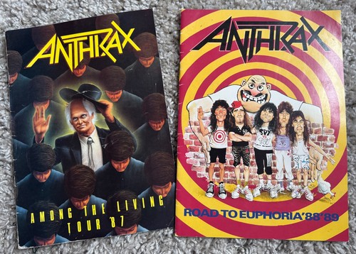Anthrax tour programmes - anthrax,