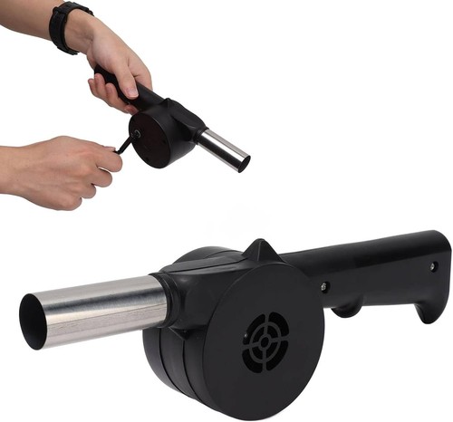 Hand crank bellows bbq grill - bbq,