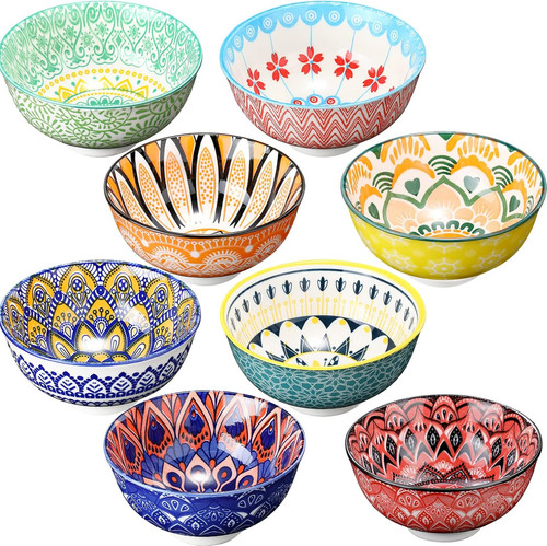 Pcs colorful ceramic bowl - ceramic,