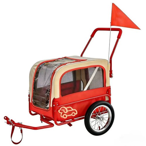 Dog bike trailer foldable - foldable, pet