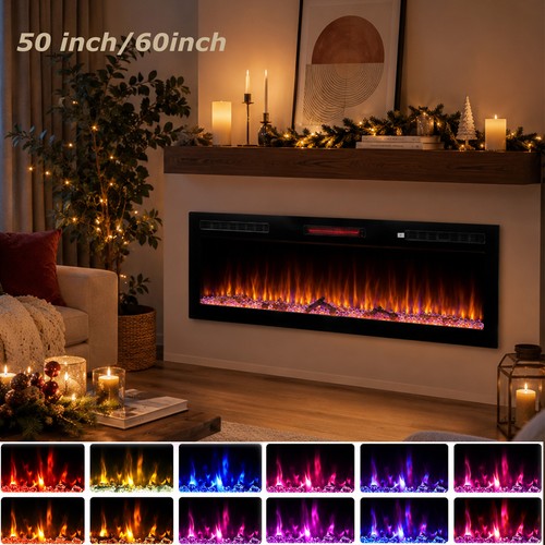 New led fireplace media - new,