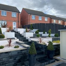 Black-Grey-Brown-Blue Slate