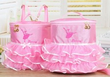 UK Seller New Girls Pretty Ballet Shoes Dance Bag / Shoulder Bag / Handbag Pink