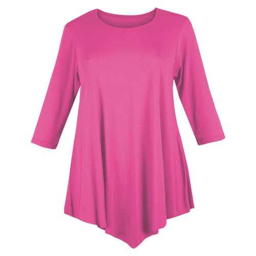 Ladies cut tunic top plus - tunic,