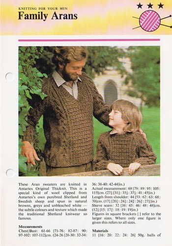 Family knitting patterns - family,