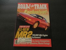 Road & Track Feb 1990 MR2