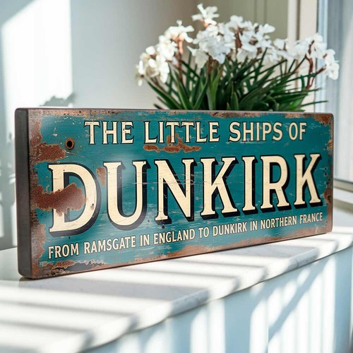 Little ships dunkirk sign - little,
