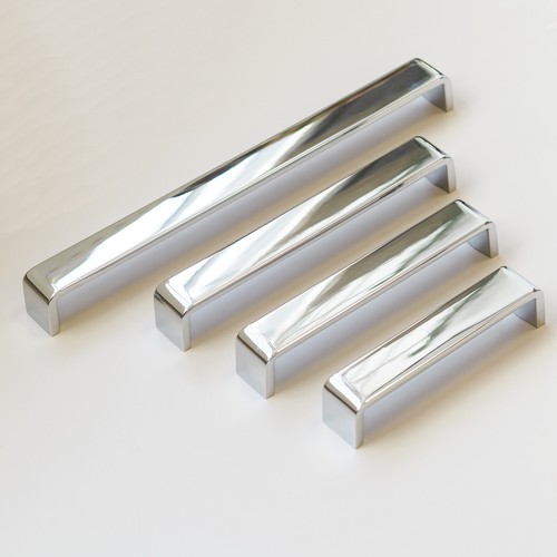 Chrome kitchen cupboard - chrome, handle