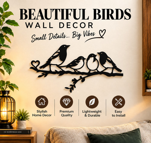 Metal bird silhouette garden - metal,
