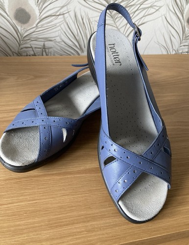 Womens hotter blue leather - blue,