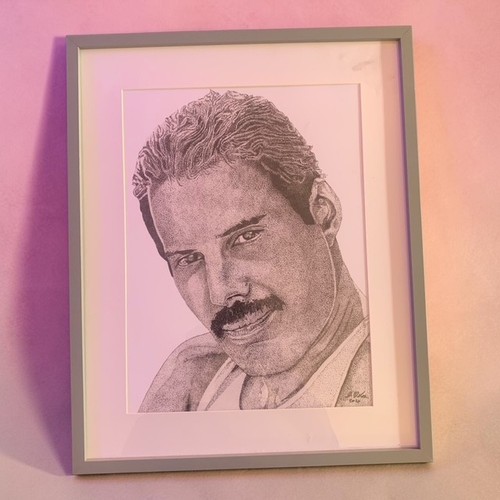 Framed freddie mercury - freddie,