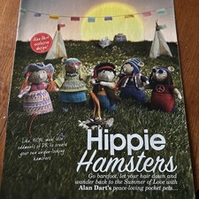 Alan Dart Hippie Hamsters Knitting Pattern Magazine Extract