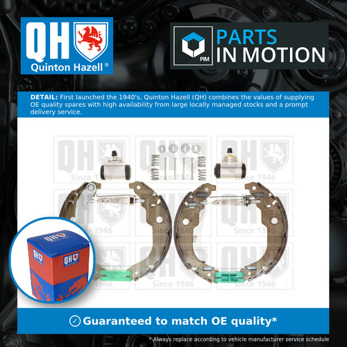 Brake shoes set fits citroen - brake,