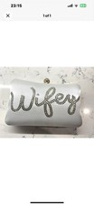 Wifey Bridal Clutch Bag By Quiz