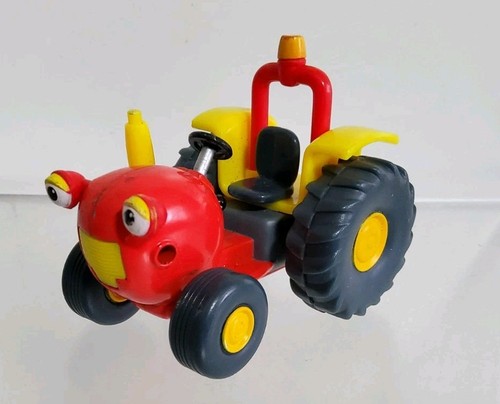 Tractor tom toy red - tractor, yellow