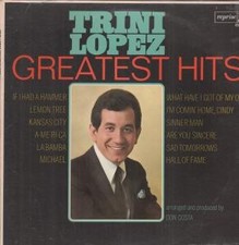 Trini Lopez Greatest Hits LP vinyl UK Reprise 1966 in flipback sleeve RLP6226
