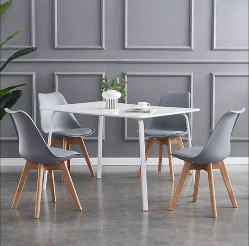 Set dining chairs wooden - set, 4
