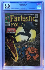 Fantastic Four #52 CGC 6.0 1st App' Black Panther (T'Challa)  Marvel (1966)