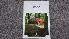 VANDEN PLAS 1500 SALES