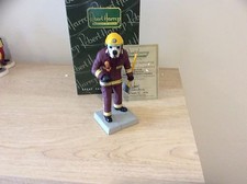 Robert Harrop DP191M DALMATIAN FIREFIGHTER MAROON UNIFORM LTD ED 50
