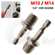 Electric Drill Adapter Mandrel Attachment for Angle Grinder Backing Pad M10 M14
