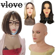 Silicone Female Realistic Head
