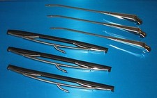 Jaguar E Type 3.8 Genuine TEX Windscreen Windshield Wiper Arms & Blades (RHD)