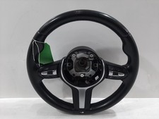 2016 BMW 3 SERIES F30/F31 Leather M Sport Multifunctional Black Steering Wheel