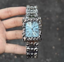 Y2k square watch silver - square,