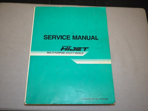Daihatsu hijet service - daihatsu,
