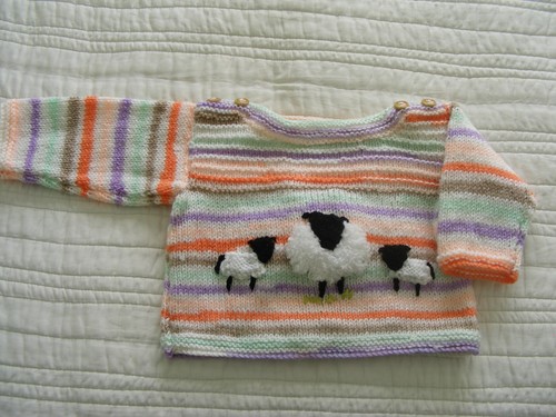 Sheep and lambs - baby, jumper