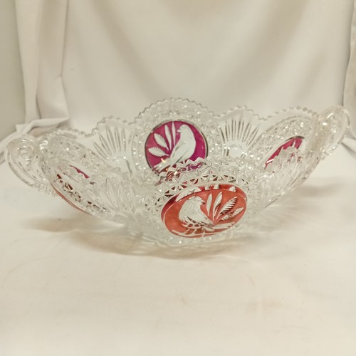 Vintage cut crystal bowl - vintage,