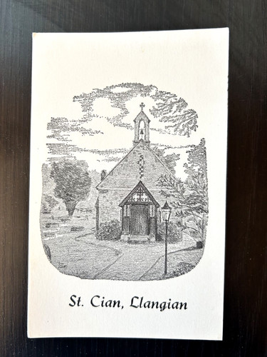Rare cian llangian church - rare,