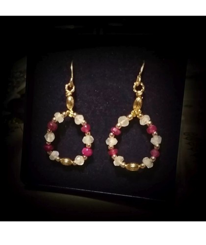 18ct gold certified ruby - 18ct,