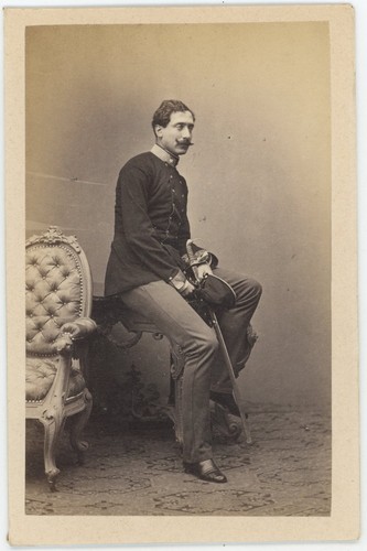 Cdv military angerer - military, count
