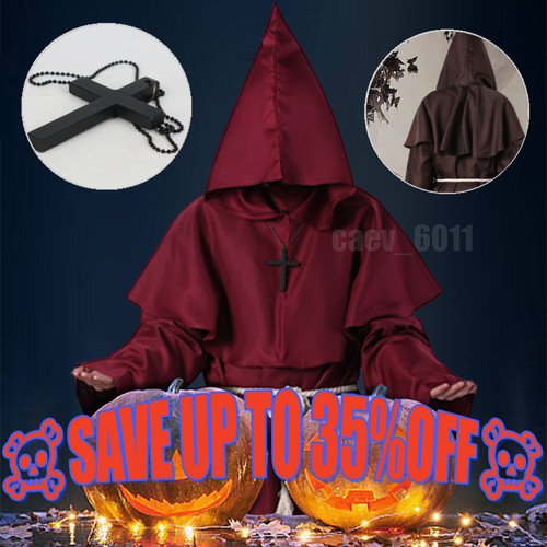 Halloween hooded robe costume - halloween,