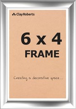 SILVER 6x4 Photo Frame 4x6 Picture Frame Photo Frames 6" x 4" Frame Small Frame
