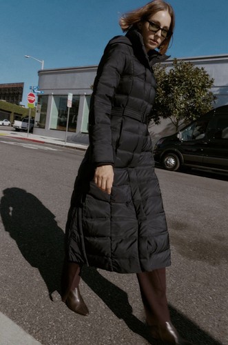 Amazing zara long padded - zara,