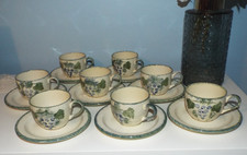 SET OF 8 Poole Pottery