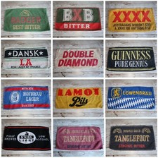 Vintage Pub Bar Towels   Breweriana Lager Bitter Ale Man Cave  Guinness Swan 