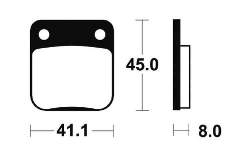 12452 sintered brake pads - 12452-sintered,