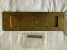 Polished Brass Front Door Letter Box From The Anvil 12’ X 3.75’ Bolts Included