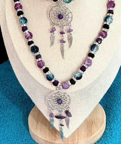 Dreamcatcher necklace - , &
