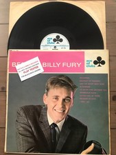 Best of Billy Fury Vinyl LP ACL1229 EX/VG PLAY TESTED