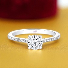 Platinum Diamond Ring For