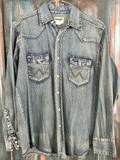 VINTAGE Wrangler Denim Shirt